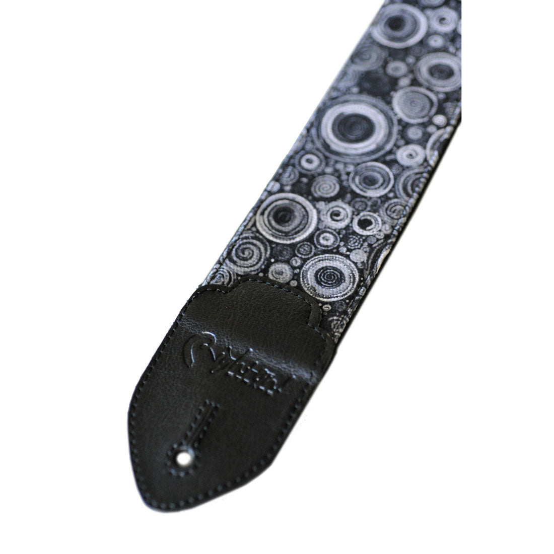 Right On Straps FUNKY Bubbles Black Guitar Strap