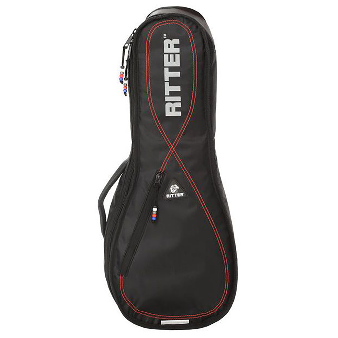 Ritter RGP2-U/BRD Soprano Ukulele Bag - Black - Red