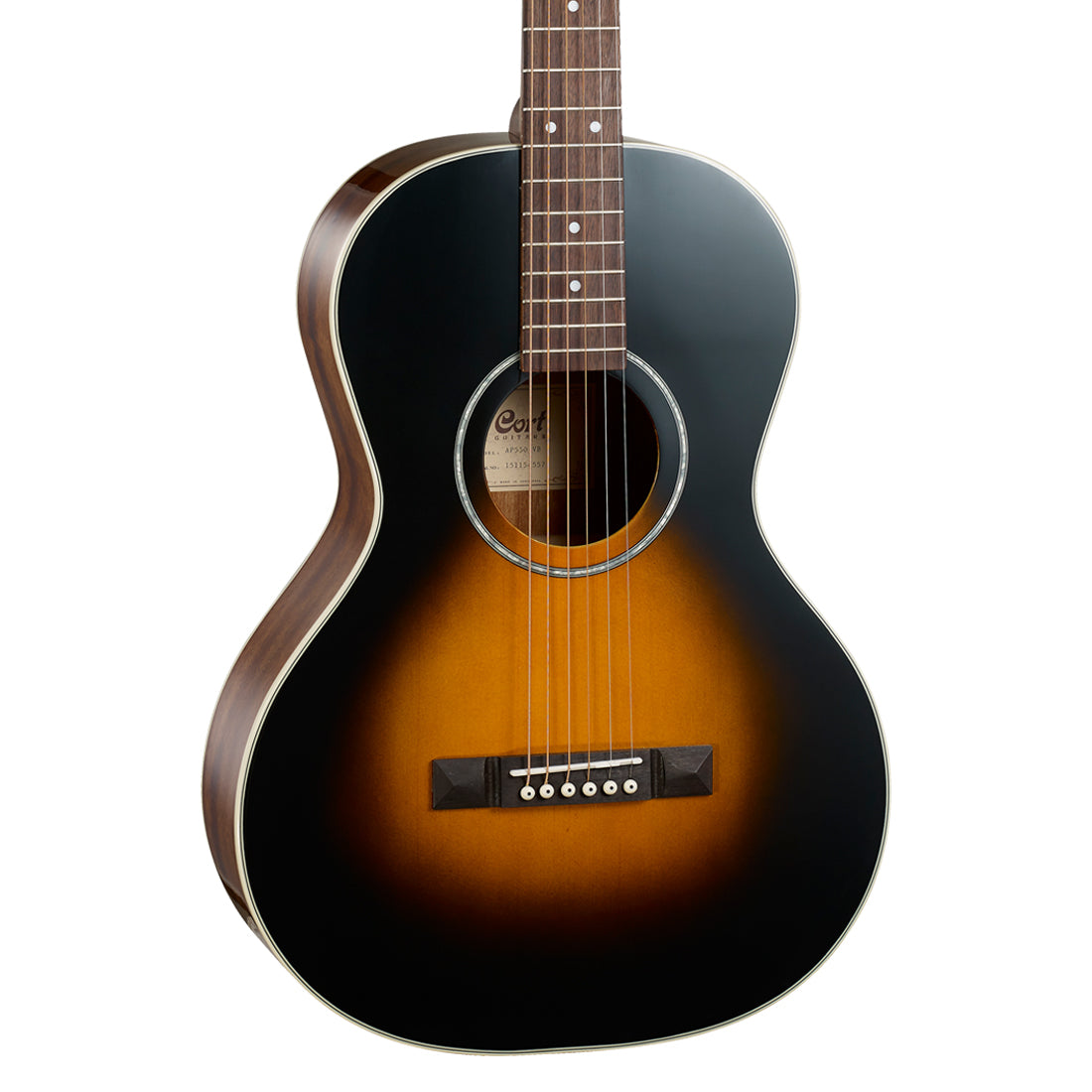 Cort AP550VB Parlour Vintage Sunburst Acoustic Guitar