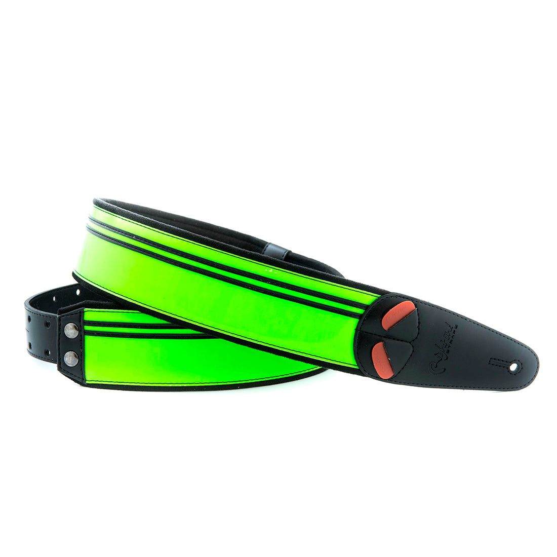 Right On Straps MOJO Neon Neon Green Guitar Strap