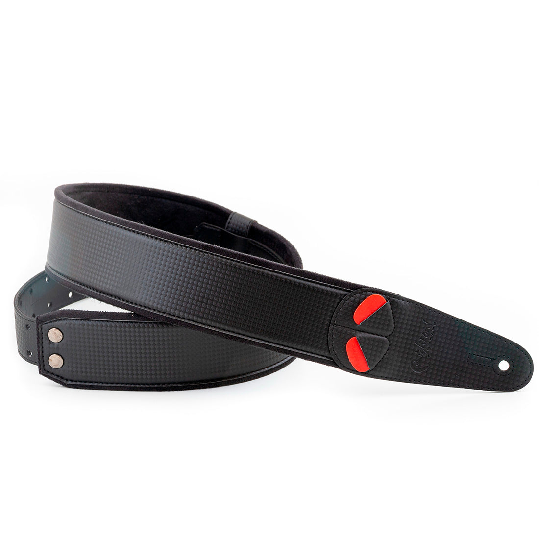 Right On Straps MOJO Carbon Black Guitar Strap