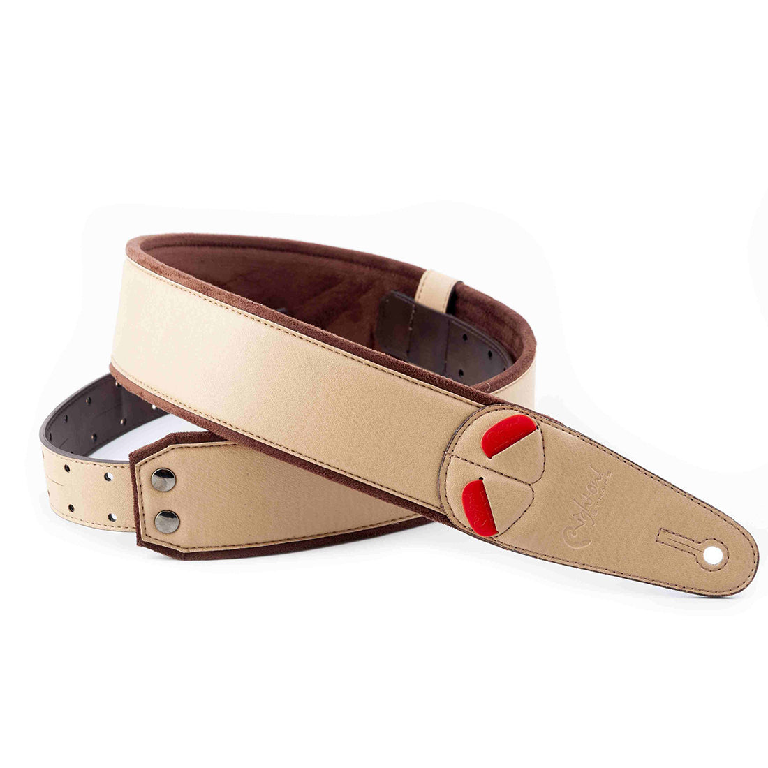 Right On Straps MOJO Charm Beige Guitar Strap