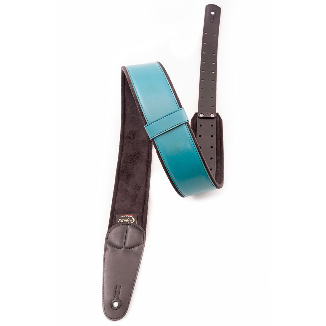 Right On Straps MOJO Charm Teal Guitar Strap