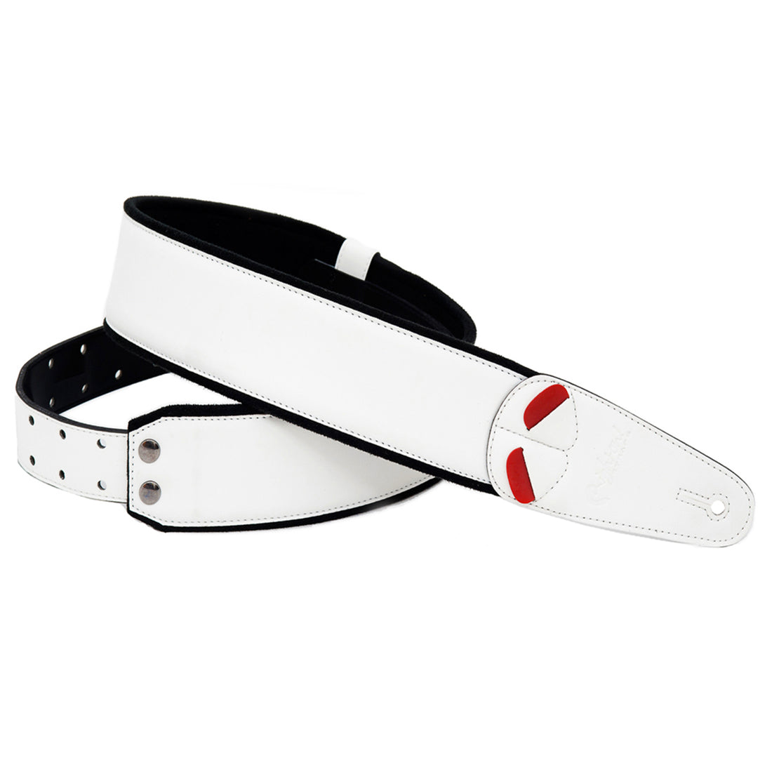 Right On Straps MOJO Charm White Guitar Strap