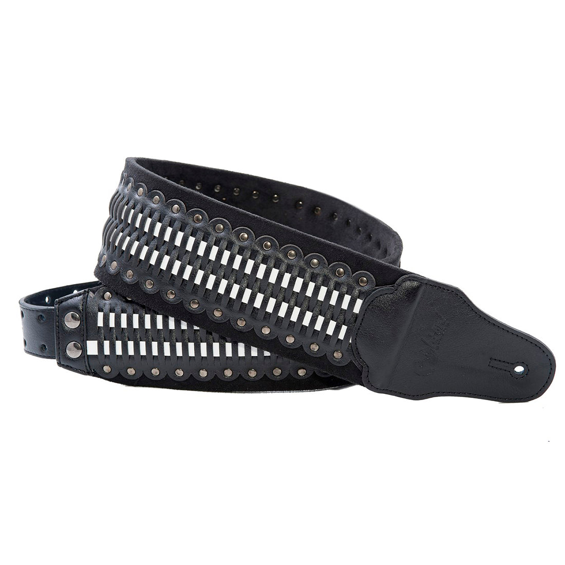 Right On Straps BASSMAN Cherokee Black Guitar Strap