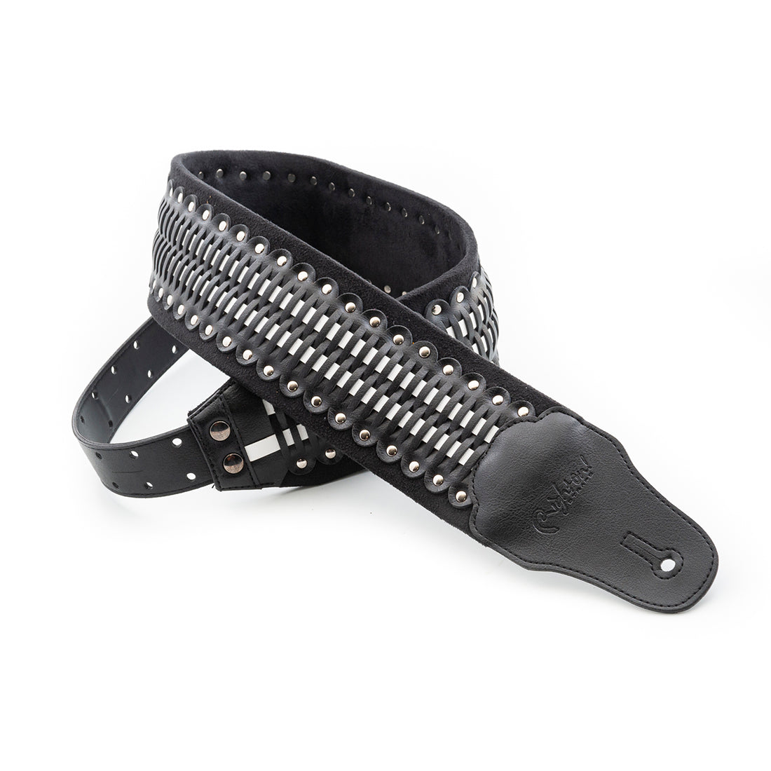 Right On Straps BASSMAN Cherokee Black Guitar Strap