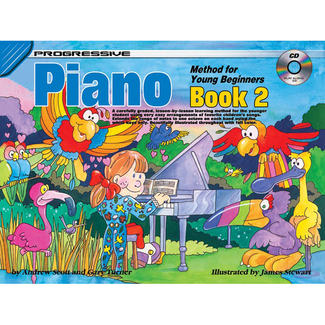 Prog Method Young Beginner 2 Piano Book and CD