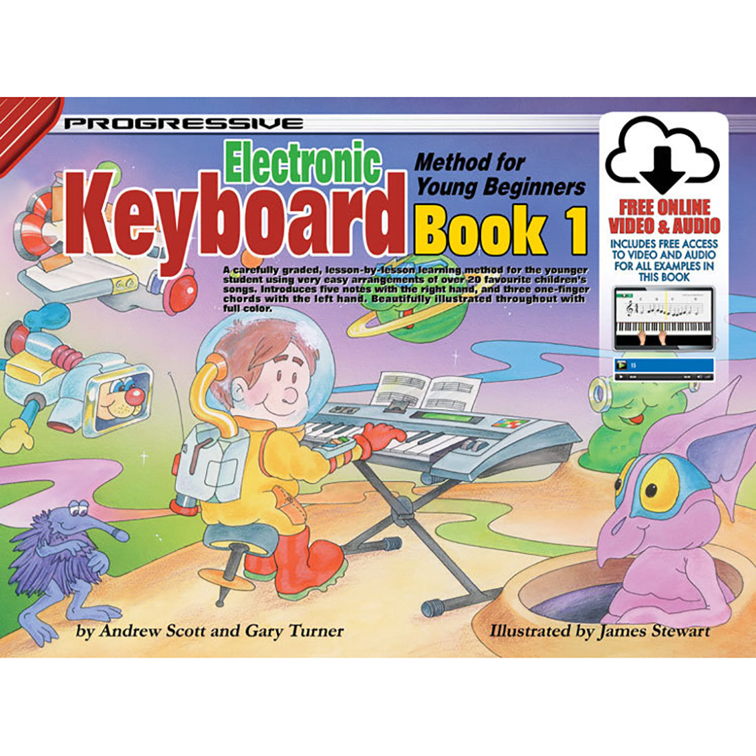 Prog Method Young Beginner 1 Book and CD Keyboard