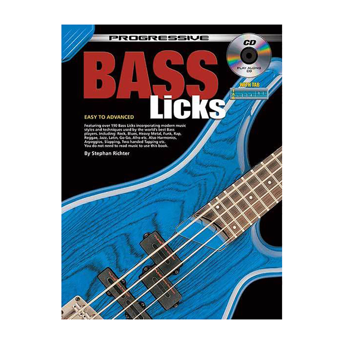 Prog Bass Licks Book and CD