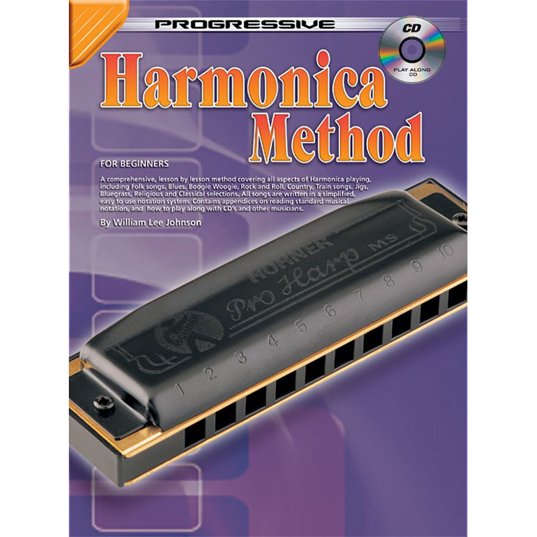 Progressive Harmonica Method Book and CD