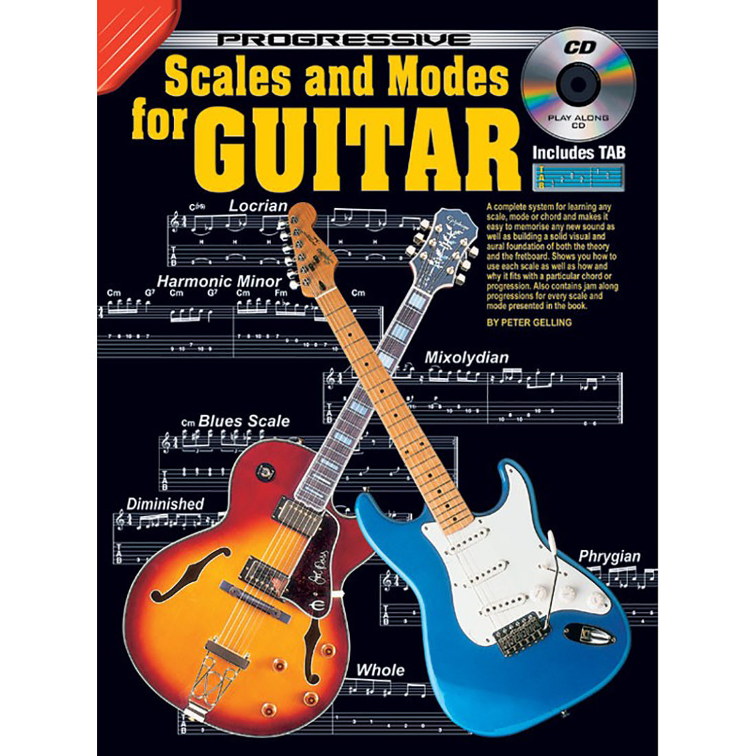 Prog Scales & Modes Book and CD Guitar