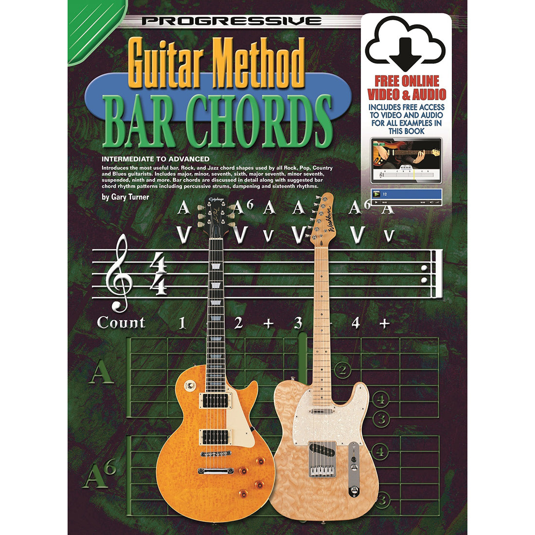 Prog Method Bar Chords Book and CD Guitar