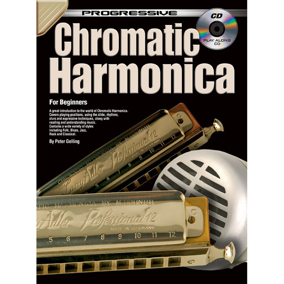 Progressive Chromatic Harmonica Book and CD