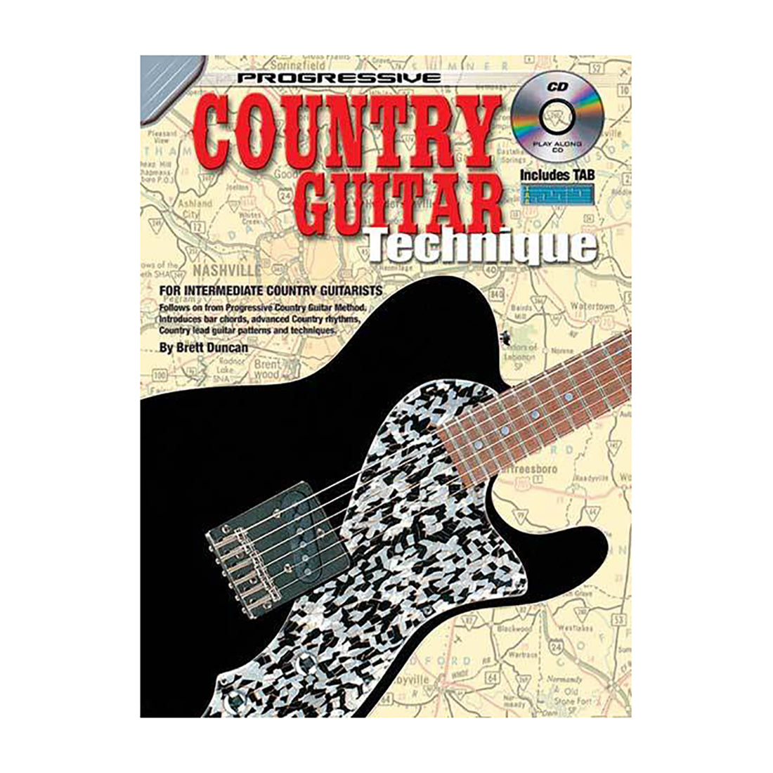 Prog Country GuitarTech Book and CD