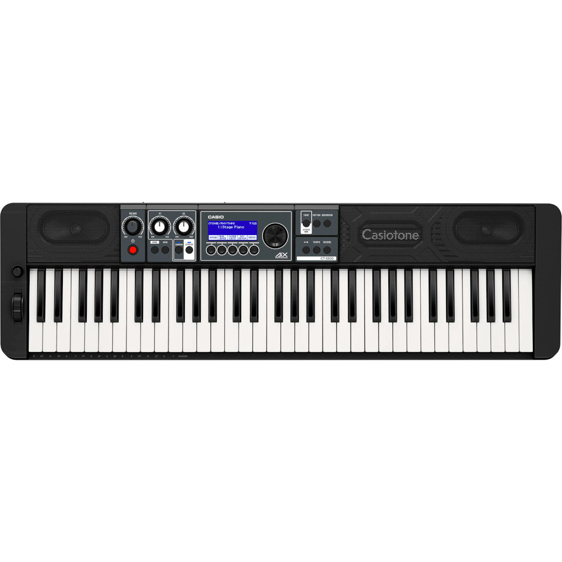 Casiotone CT-S500BK 61-Key Touch Sensitive Keyboard