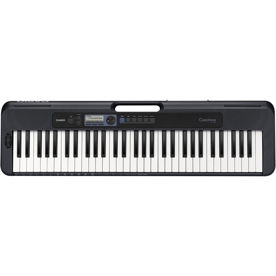 Casio CTS300BK Black CasioTone Touch Sensitive Slim Keyboard With USB  Digital Amp  Pitch Bend Wheel