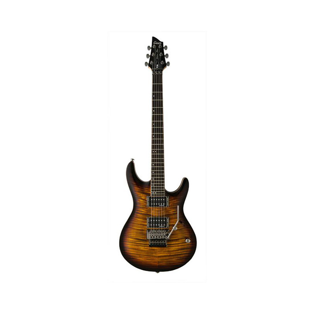 GAIN Deluxe EL ELAN Tigar Eye Electric Guitar Including Gig Bag