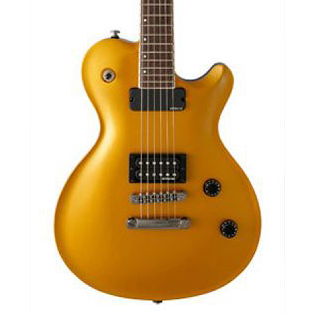 GAIN Deluxe FL Flame Gold Top Electric Guitar Including Gig Bag