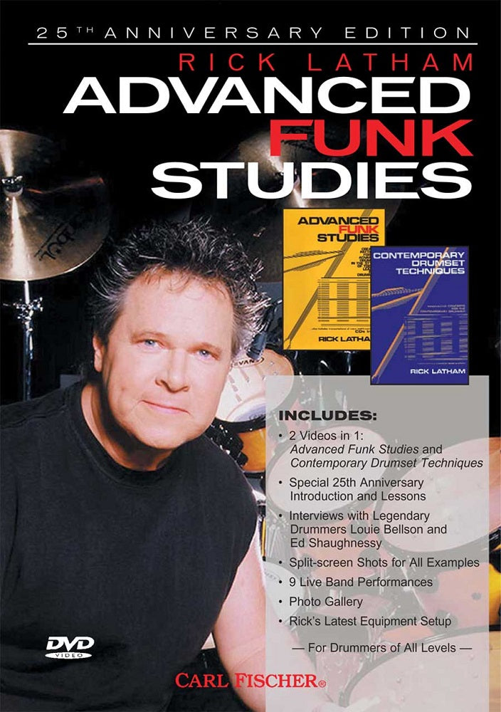 25th Anniversary Edition Rick Latham Advanced Funk Studies Drum DVD