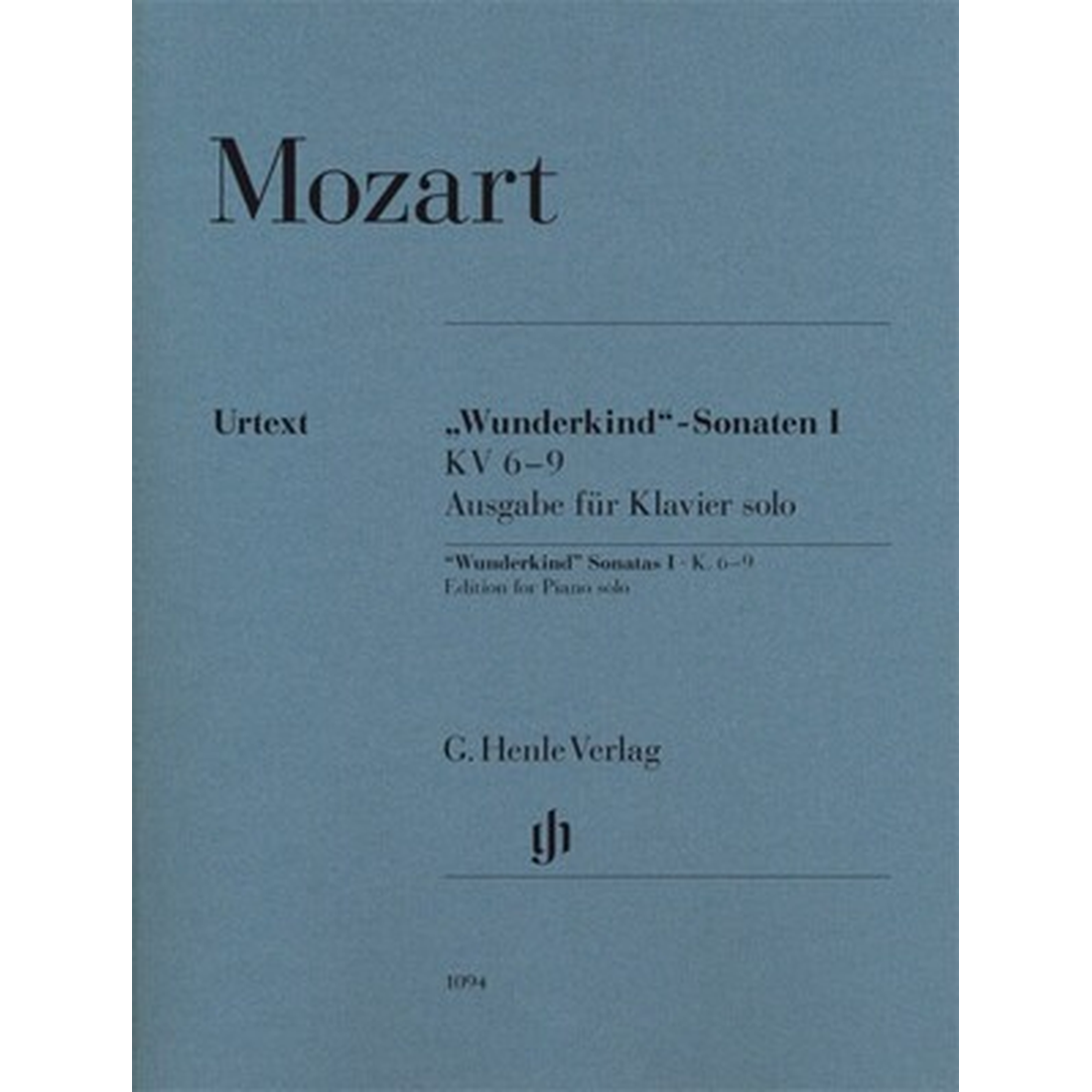 Wunderkind Sonatas Bk 1 K 6-9 Urtext