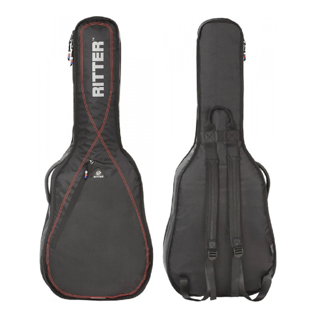 Ritter RGP2-UB/BRD Black-Red Baritone Ukulele Bag