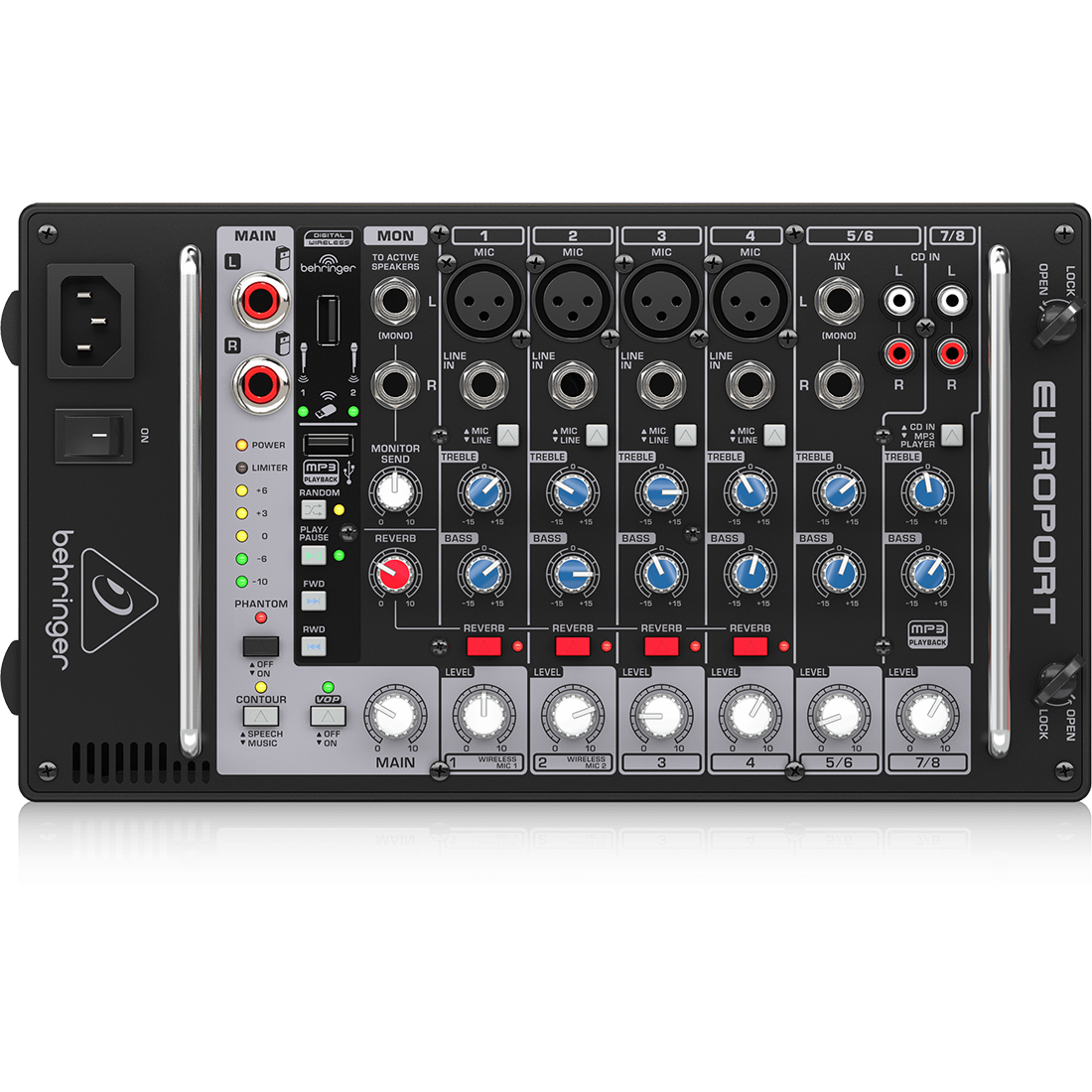 Behringer Europort EPS500MP3 Compact PA