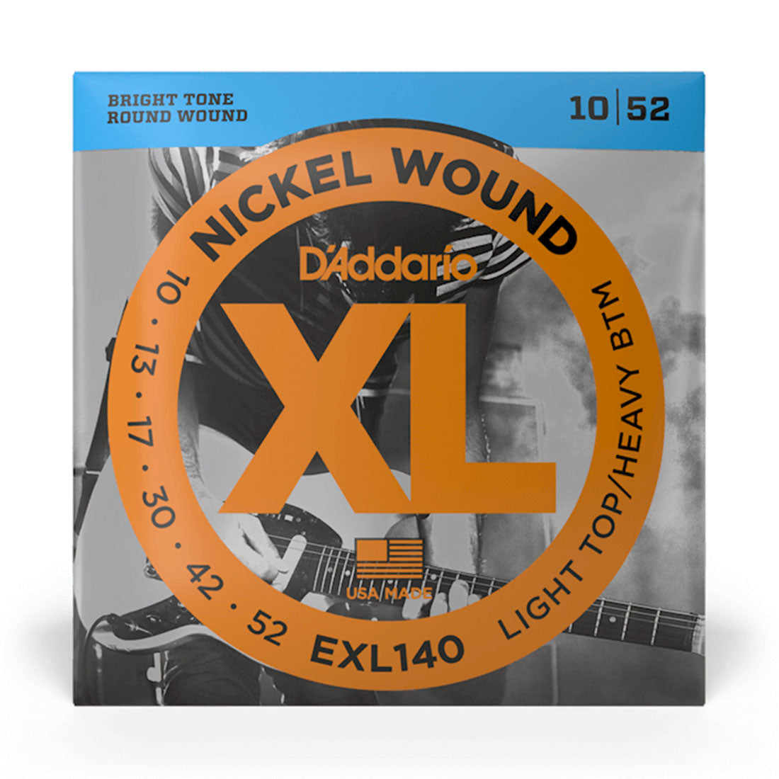 DAddario Exl140 Lite Top Heavy Btm Electric Guitar Strings