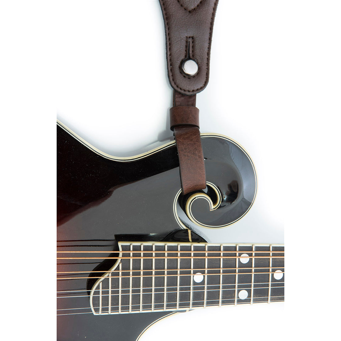 Right On Straps ACCESSORIES F-Mandolin Straplink Brown