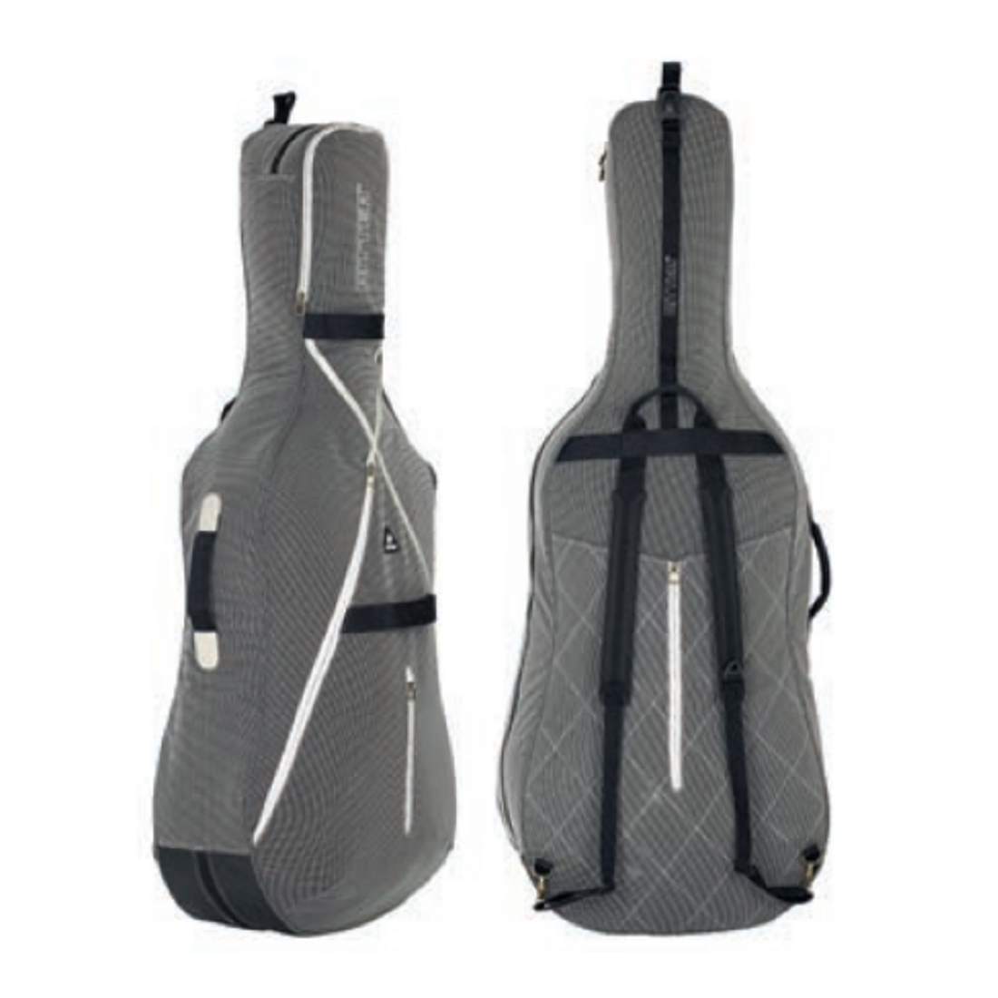 Ritter RSS7-CF/MGB Borsa per violoncello 4/4 Misty Grey-Leather Brown