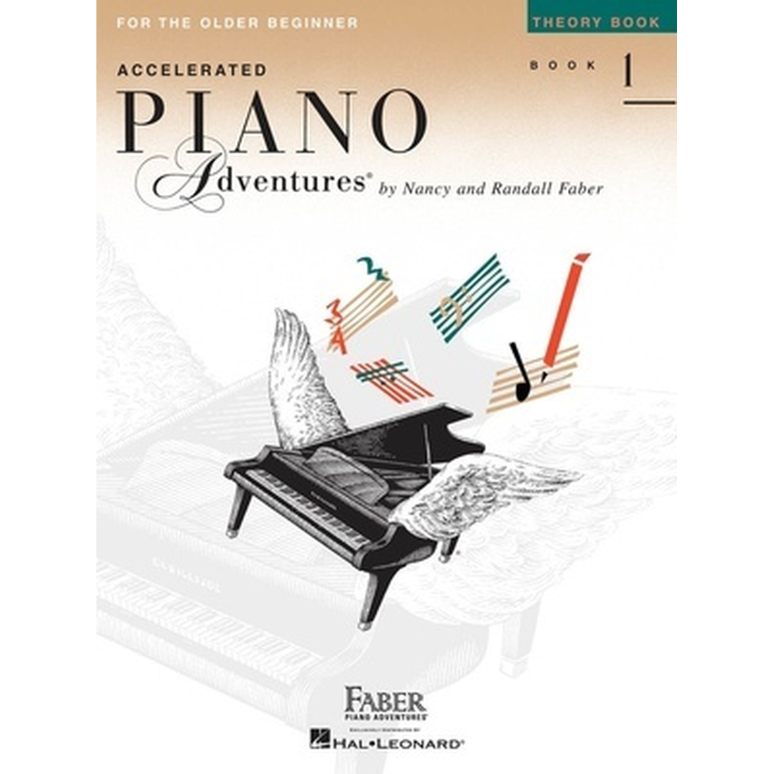 Avventure di pianoforte accelerate per principianti più grandi, libro di teoria 1, edizione internazionale