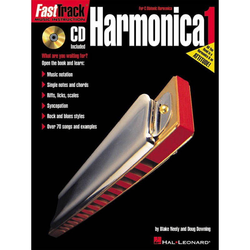 Fasttrack Harmonica Book 1 and CD