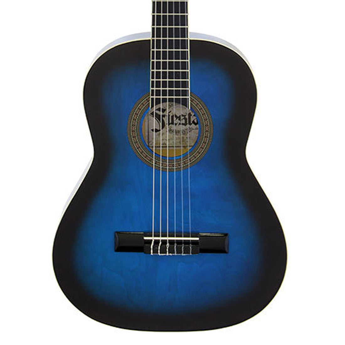 Aria Fiesta 1/2 Size Classical Nylon String Guitar in Blue Shade