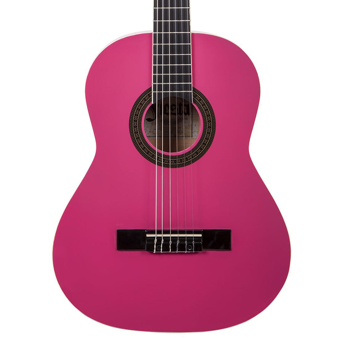 Aria Fiesta 1/2 Size Classical Nylon String Guitar in Pink