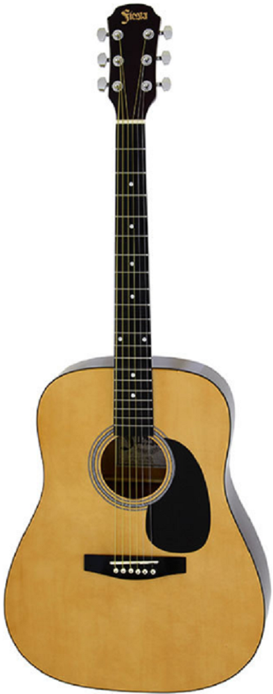 Aria Fiesta Series Travel Acoustic Guitar in Natural