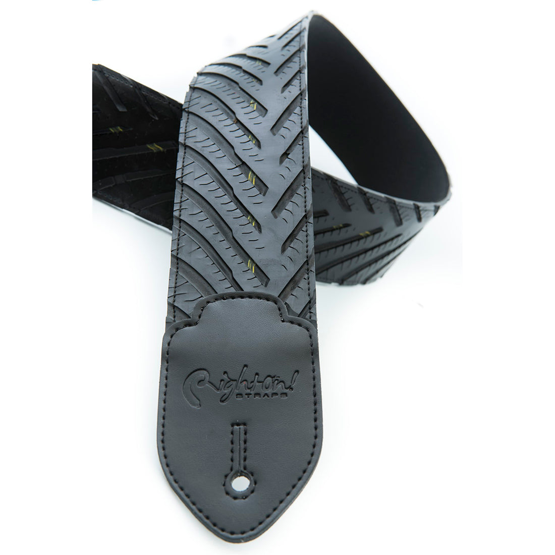 Right On Straps FUNKY Hot-Wheels Black Guitar Strap