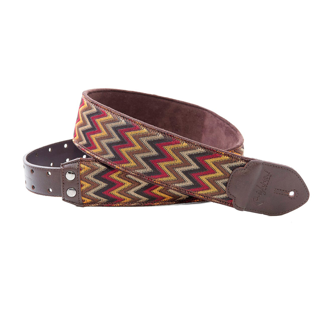 Right On Straps FUNKY Lima Brown Guitar Strap