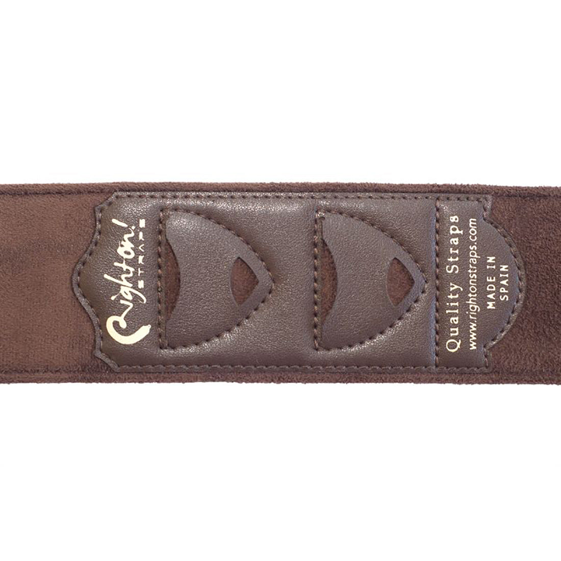 Right On Straps FUNKY Stripes-F Brown Guitar Strap