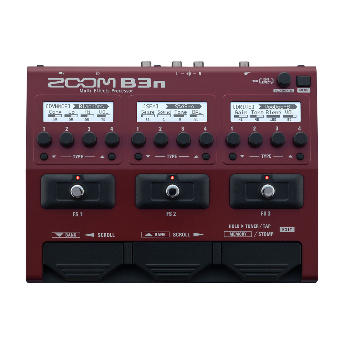 Zoom B3N Bass Effects and Amp Simulator