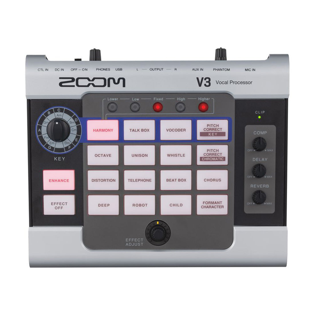 Zoom V3 Multi-Effects Vocal Processor