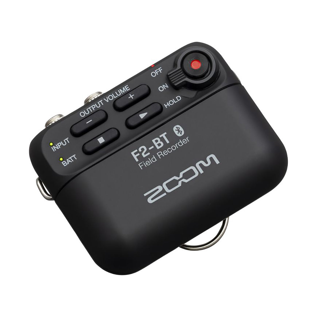 Zoom F2 Field Recorder with Lavalier Microphone and Bluetooth Control