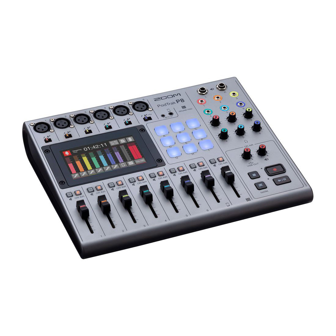 Zoom PodTrak P8 8-channel Podcasting Mixer