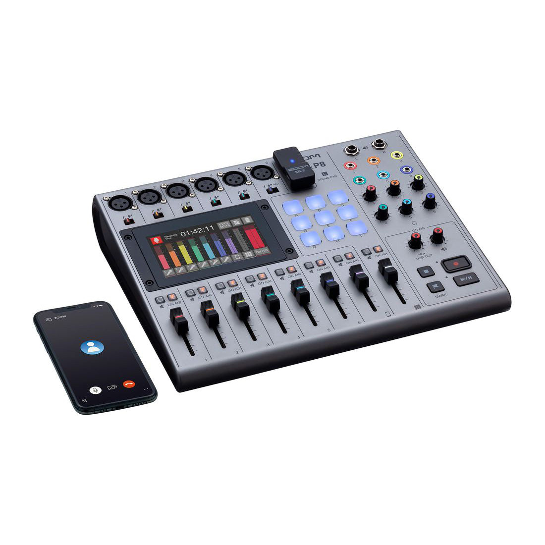 Zoom PodTrak P8 8-channel Podcasting Mixer