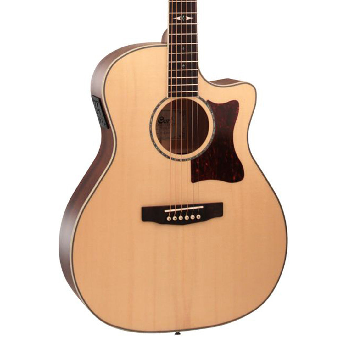 Cort GA1F-M Natural Grand Auditorium Acoustic Guitar with Mahogany Top