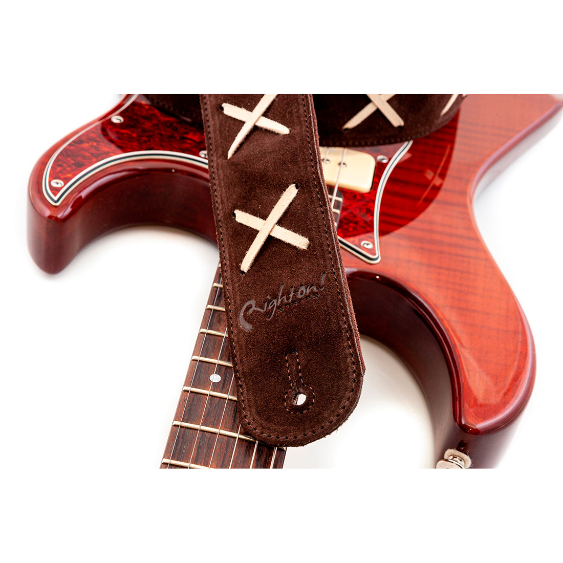 Right On Straps SPECIAL Gilmour Brown Guitar Strap