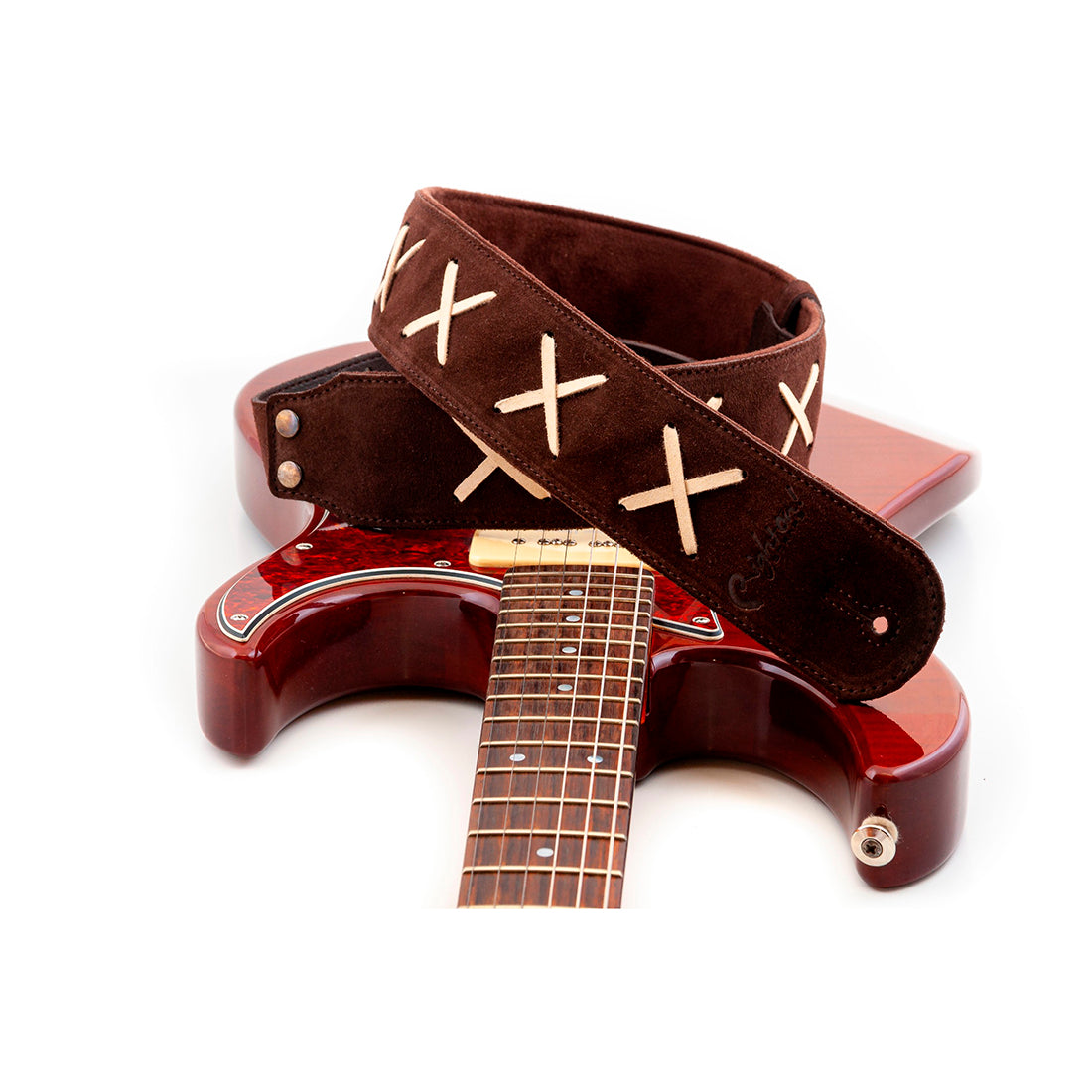 Right On Straps SPECIAL Gilmour Brown Guitar Strap