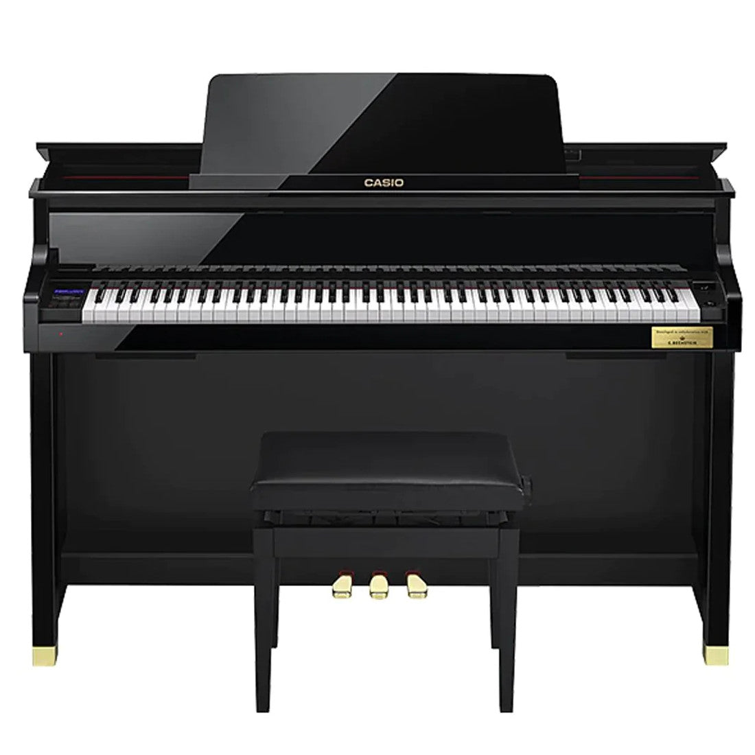 Casio GP510BP Black Polish Celviano Grand Hybrid Digital Piano with Matching Bench