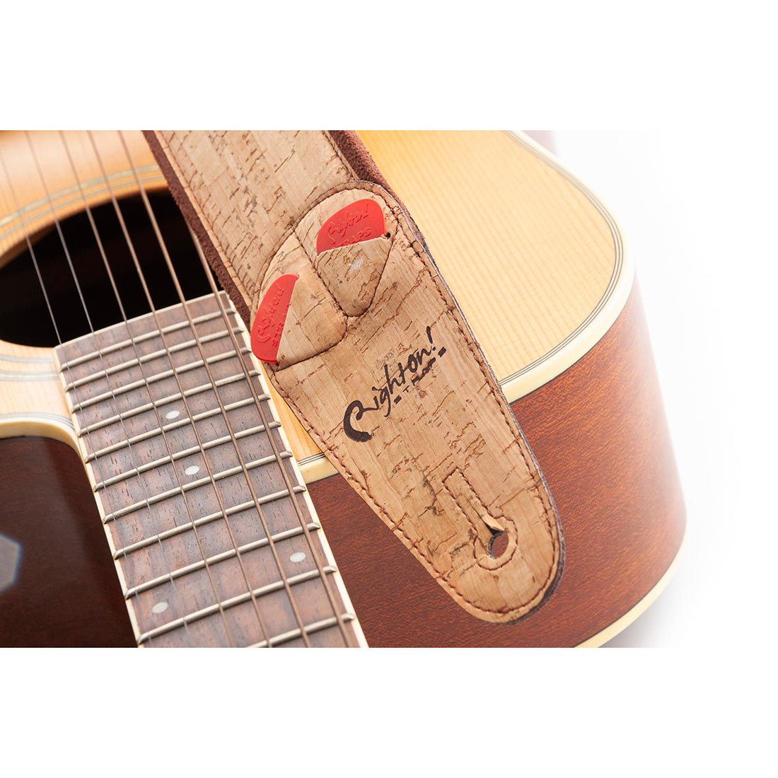 Right On Straps MOJO Cork Beige Guitar Strap