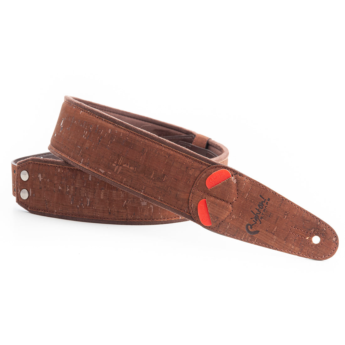 Right On Straps MOJO Cork Brown Guitar Strap