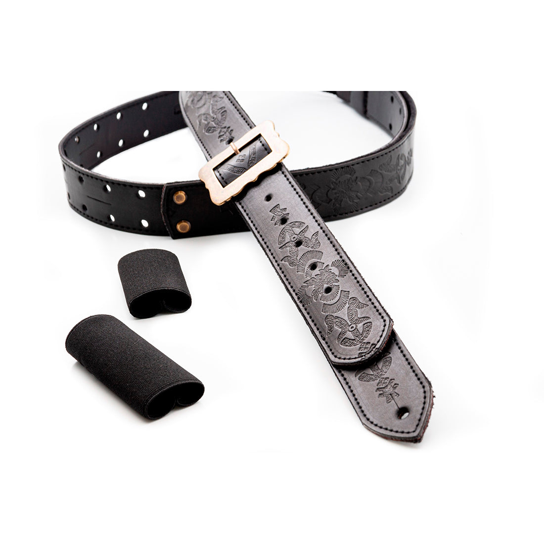 Right On Straps LEGEND BM BOHEMIAN VEGAN Black Guitar Strap