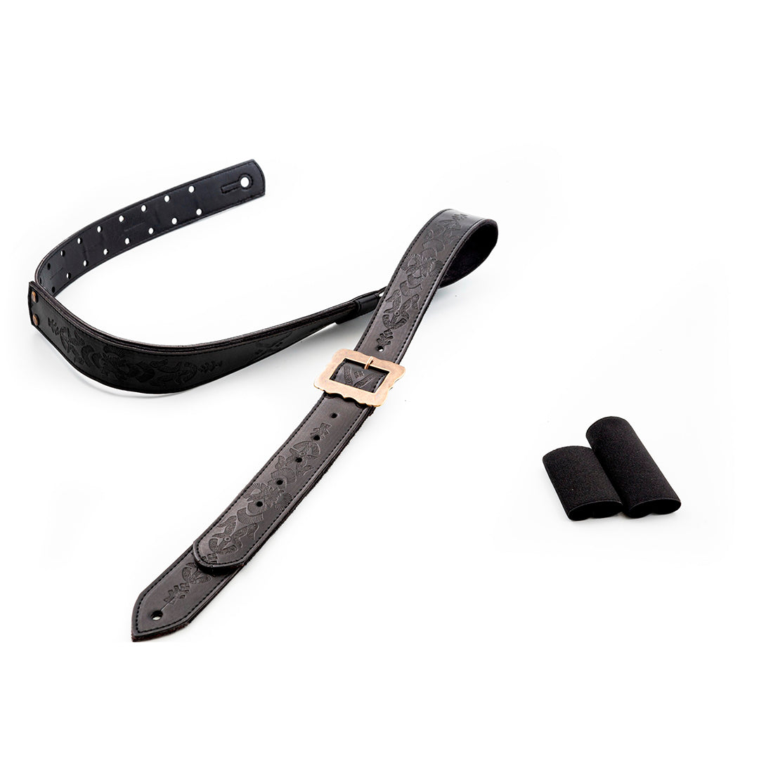 Right On Straps LEGEND BM BOHEMIAN VEGAN Black Guitar Strap